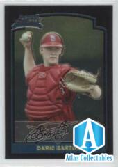 2003 Bowman Draft Chrome Daric Barton #BDP34